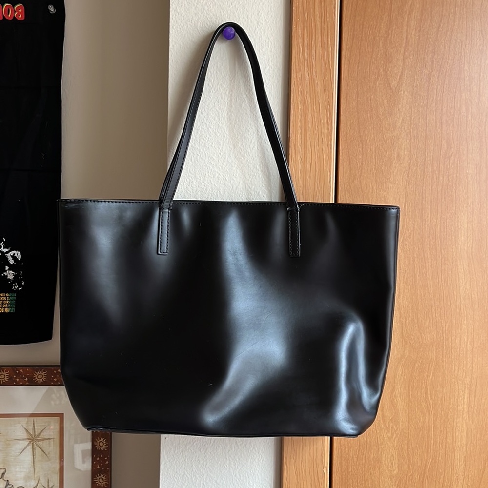 Kate Spade Black Leather Tote - Picture 3 of 7